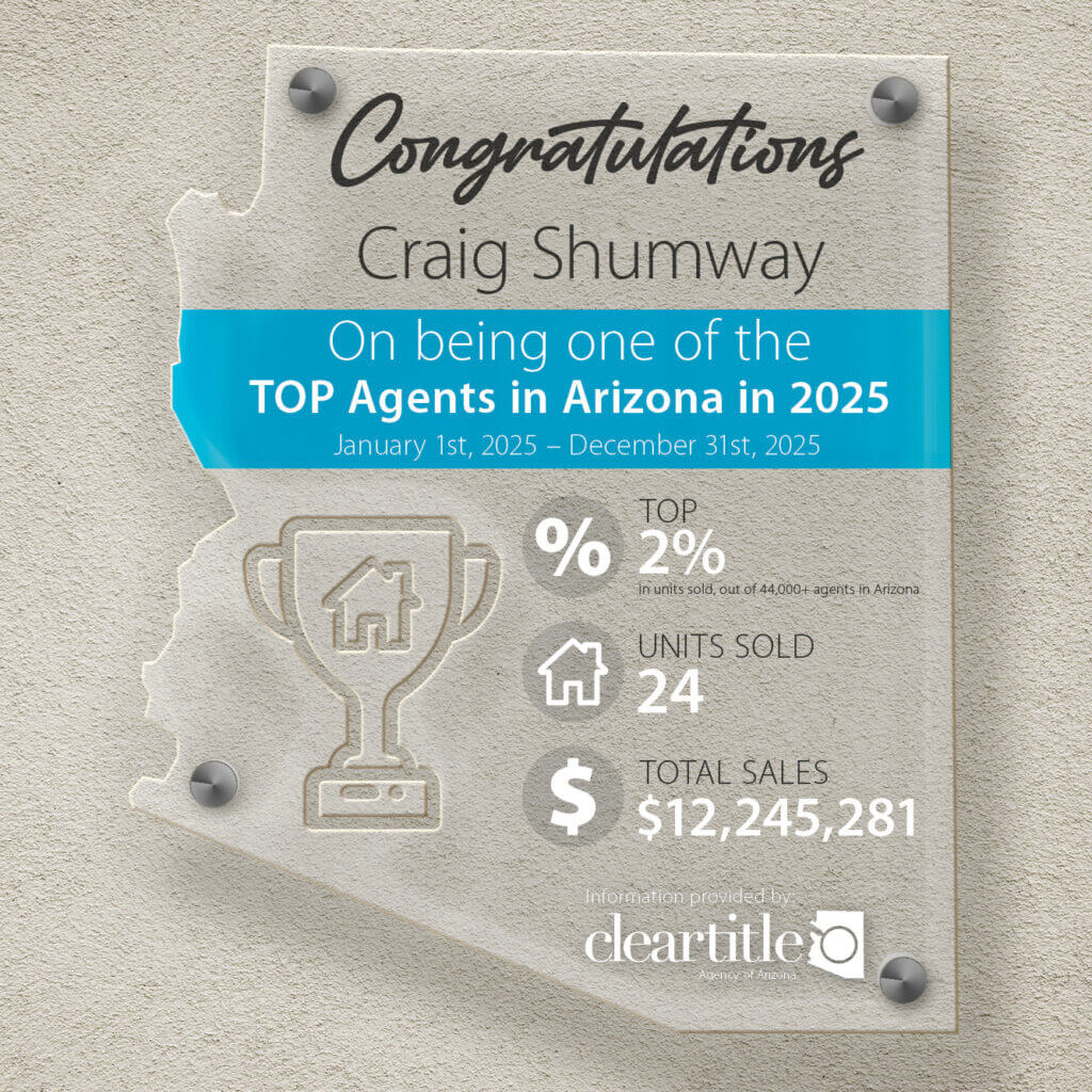 craig shumway 2025 eoy top agent clear title